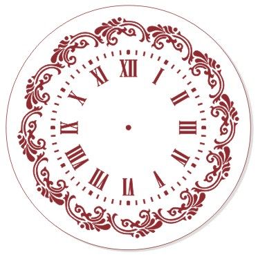 Трафарет для часов, ЭЛГ30-09, d=30 см