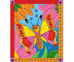 Мозаика из пайеток "Бабочка", А4 (арт. М-4343)