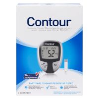 Глюкометр для системы контроля уровня глюкозы в крови "Контур"  (Contour)