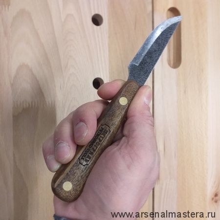 Нож ремесленный ПЕТРОГРАДЪ шведский тип двусторонняя заточка М00017621