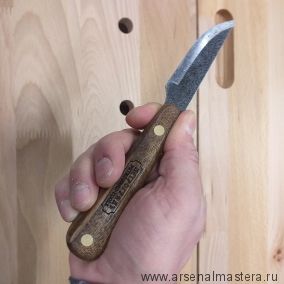 Нож ремесленный ПЕТРОГРАДЪ шведский тип двусторонняя заточка М00017621