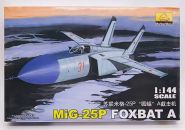 Сборная модель самолета МиГ-25 1:144