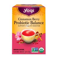 Yogi Tea Чай для Пищеварения Cinnamon Berry Probiotic Balance, 16 пакетиков