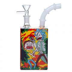 Стеклянный Бонг Rick & Morty Cube Mix Color