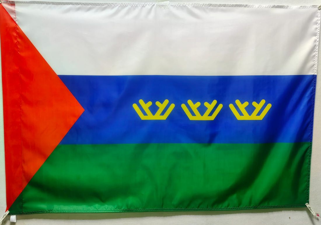 Флаг Тюменской области 135х90см
