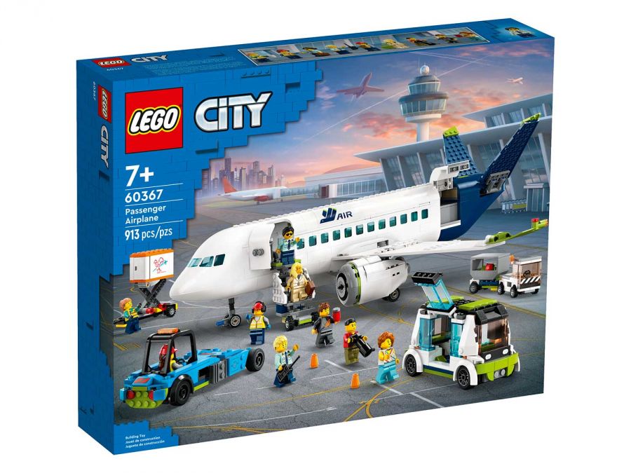 Конструктор LEGO City 60367 "Пассажирский самолет", 913 дет.