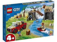 Конструктор LEGO City 60301 "Спасательный внедорожник для зверей", 157 дет.