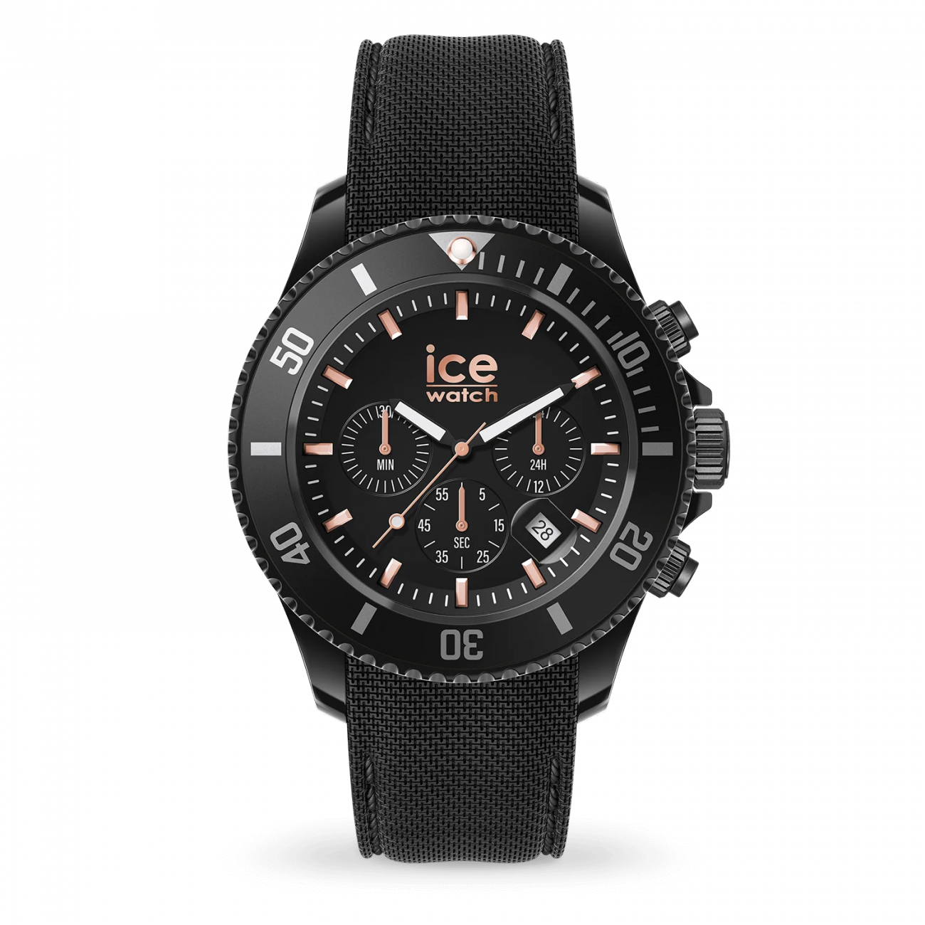 Ice Chrono - Black rose-gold
