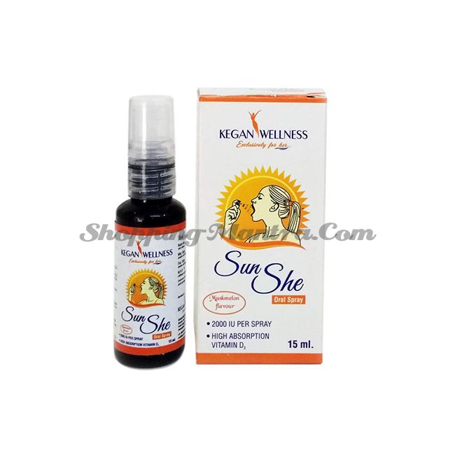 Витамин Д3 8000 IU Саншай спрей Кеган Веллнесс | Kegan Wellness SunShe Vitamin D3 Oral Spray