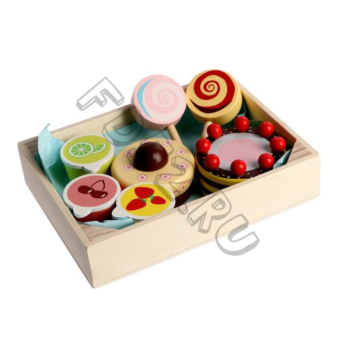 Игровой ящик с продуктами «Сладости» 17x12,5x3,5 см