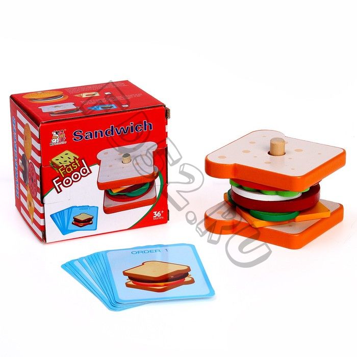Детская игра «Приготовь сендвич» 10 x 9,5 x 8,5 см