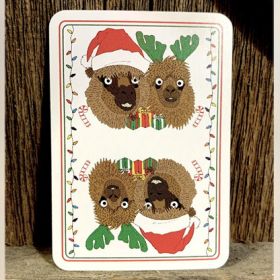 Alpaca Christmas MINI Playing Cards