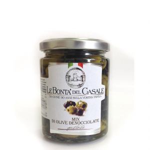 Микс оливок и маслин без косточек Le Bonta del Casale Mix delle Olive 270 г - Италия