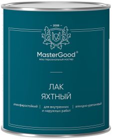 Лак Яхтный Master Good 5л Алкидно-Уретановый, Атмосферостойкий / Мастер Гуд