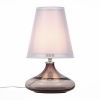 Лампа Прикроватная ST-Luce SL974.604.01 Хром, Розовый/Белый E27 1*60W / СТ Люче