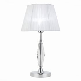 Лампа Прикроватная ST-Luce SL1756.104.01 Хром/Светло-Серый E27 1*40W / СТ Люче