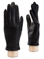Мужские чёрные перчатки 100% ш IS213 black ELEGANZZA