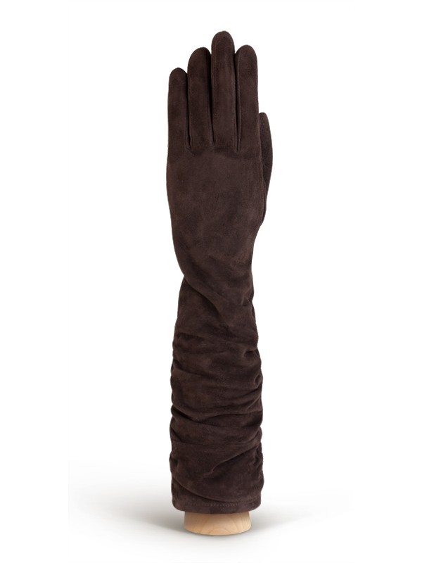 Перчатки женские ш+каш. IS02010 d.brown ELEGANZZA