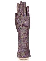 Перчатки женские ш/п IS00148 paisley d.violet ELEGANZZA