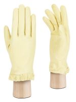 Жёлтые женские перчатки ш/п IS12556 yellow vanila ELEGANZZA