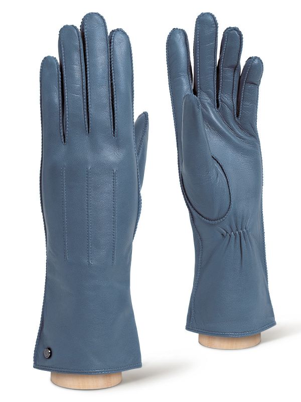 Перчатки женские ш+каш. OS01225 dusty blue ELEGANZZA