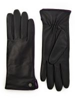 Перчатки женские п/ш LB-0209 black/d.violet LABBRA