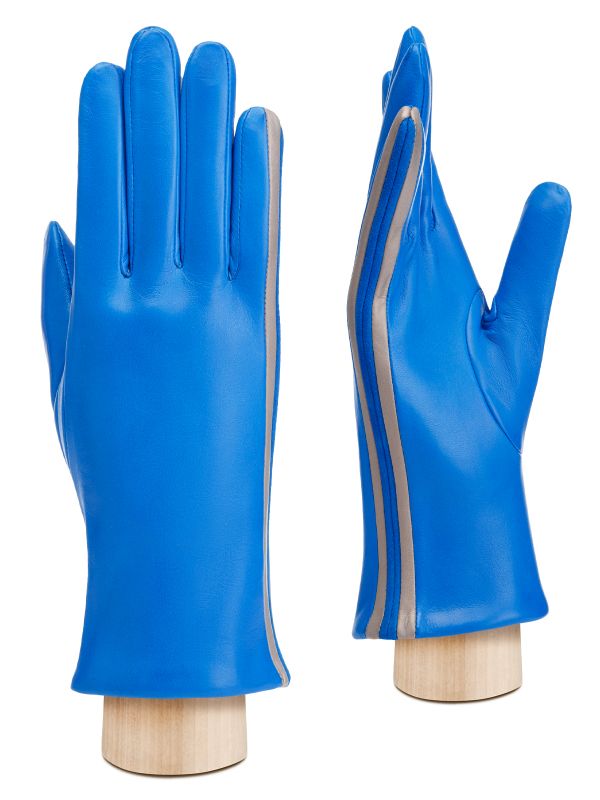 Перчатки женские ш+каш. IS01091 bright blue ELEGANZZA