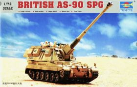 Сборная модель британская самоходная артиллерийская установка AS-90 SPG в масштабе 1/72