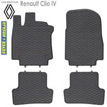 Коврики Renault Clio IV от 2012 - 2020 в салон резиновые Geyer Hosaja (Польша) - 4 шт.