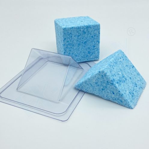 Форма пластиковая: Куб 60 (половинка), арт. 2586