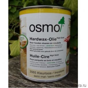 Масло с твердым воском Osmo Hartwachs-Ol Original 3065 бесцветное полуматовое 0,75 л Osmo-3065-0,75 11100119