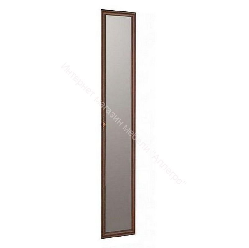 Дверь Габриэлла с зеркалом, 396 мм, Дуб кальяри/Дуб коньяк/патина