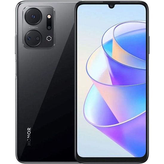 Honor X7a Plus 6/128Gb NFC РСТ Чёрный