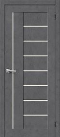 Межкомнатная Дверь с Экошпоном Bravo Браво-29 Slate Art / Magic Fog 600x2000, 700x2000, 800x2000, 900x2000мм / Браво