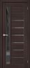 Межкомнатная Дверь с Экошпоном Bravo Браво-27 Wenge Melinga / Mirox Grey 600x2000, 700x2000, 800x2000, 900x2000мм / Браво