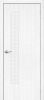 Межкомнатная Дверь с Экошпоном Bravo Браво-9 Snow Melinga / Wired Glass 12,5 400x2000, 600x2000, 700x2000, 800x2000, 900x2000мм / Браво