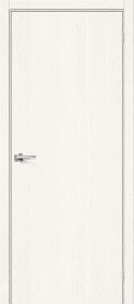 Межкомнатная Дверь с Экошпоном Bravo Браво-0 White Wood 600x2000, 700x2000, 800x2000, 900x2000мм / Браво