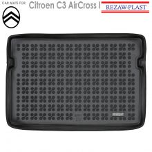 Коврик Citroen C3 AirCross I от 2017 -  для верхнего уровня в багажник резиновый Rezaw Plast (Польша) - 1 шт.