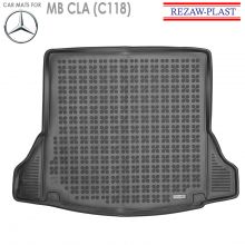 Коврик Mercedes Benz CLA (C118) от 2019 -  в багажник резиновый Rezaw Plast (Польша) - 1 шт.