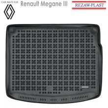Коврик Renault Megane III от 2008 - 2016 Combi с аудио системой в багажник резиновый Rezaw Plast (Польша) - 1 шт.