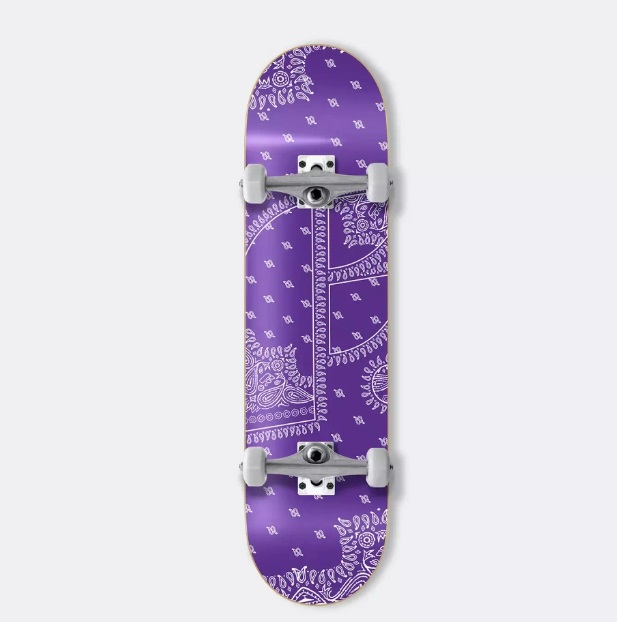 Скейтборд в сборе Bandana Purple размер 8” фирма Footwork