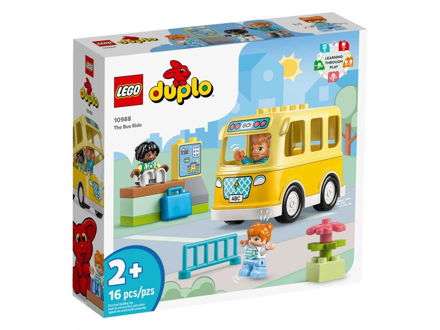 Конструктор LEGO DUPLO 10988 "Поездка на автобусе", 16 дет.