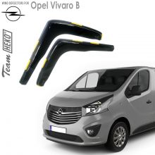 Дефлекторы Opel Vivaro B от 2014 для дверей вставные Heko (Польша) - 2 шт.