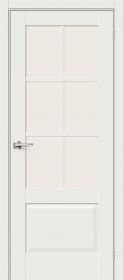 Межкомнатная Дверь Эмалит Bravo Прима-13.0.1 White Matt / Magic Fog 600x2000, 700x2000, 800x2000, 900x2000мм / Браво