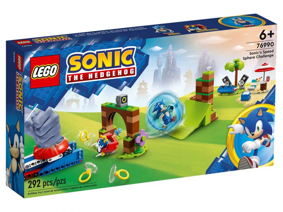 Конструктор LEGO Sonic the Hedgehog 76990 "Вызов Сферы Скорости Соника", 292 дет.