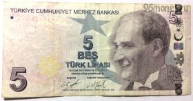 Турция 5 лир 2009 D