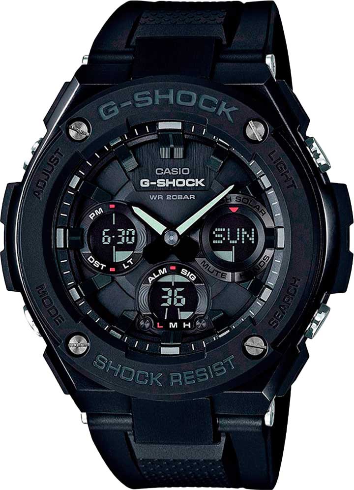 Японские наручные часы Casio G-Shock GST-S100G-1B с хронографом