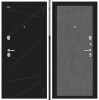 Входная Дверь Bravo Граффити-5 Букле Черное/Slate Art 860x2050, 960x2050мм / Браво