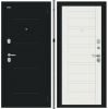 Входная Дверь Bravo Сити Kale Букле Черное/Off-White 860x2050, 960x2050мм / Браво