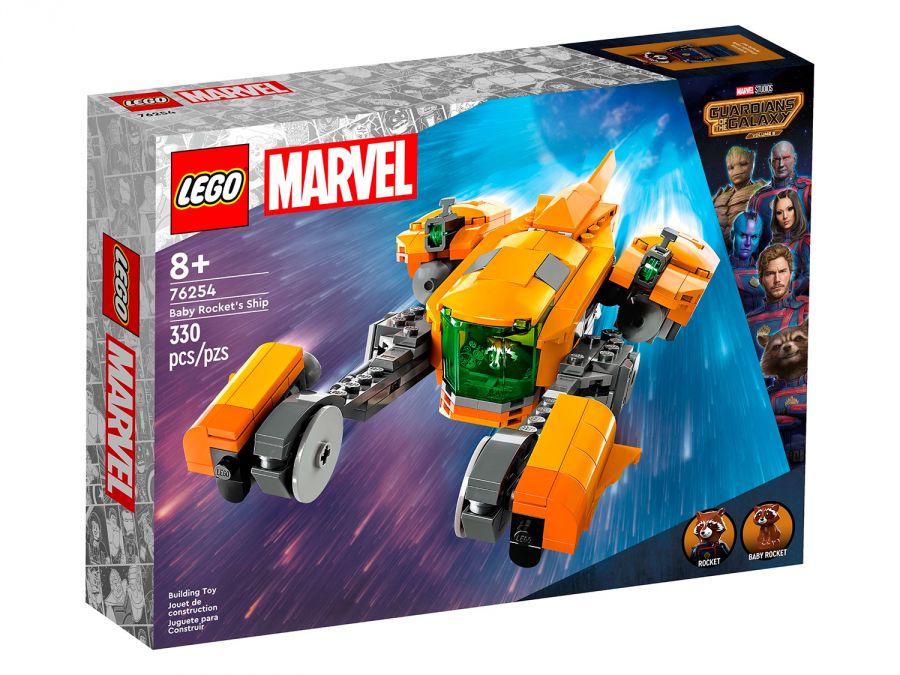 Конструктор LEGO Super Heroes 76254 "Звездолёт малыша Ракеты", 330 дет.